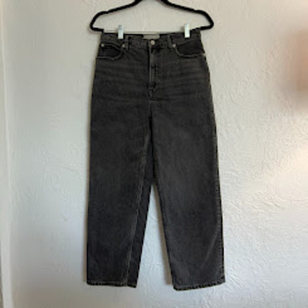 Everlane The Way High Jean Sz 29 Black Straight Leg High Waist Capsule Basics